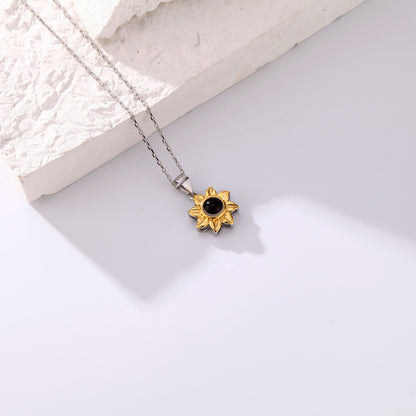 Sunflower Projection Necklace