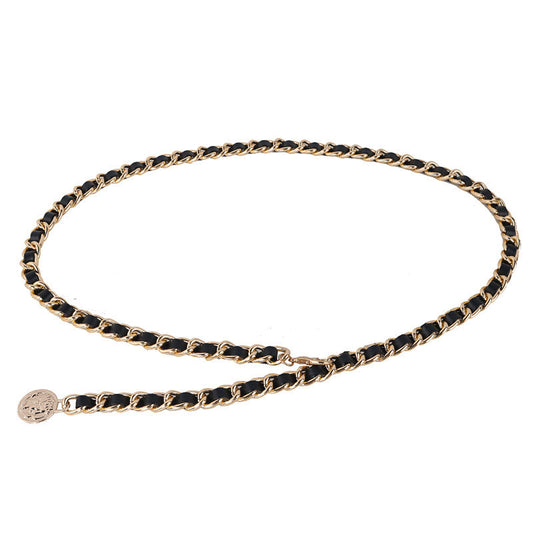 Metal Tassel Circle Retro Waist Chain