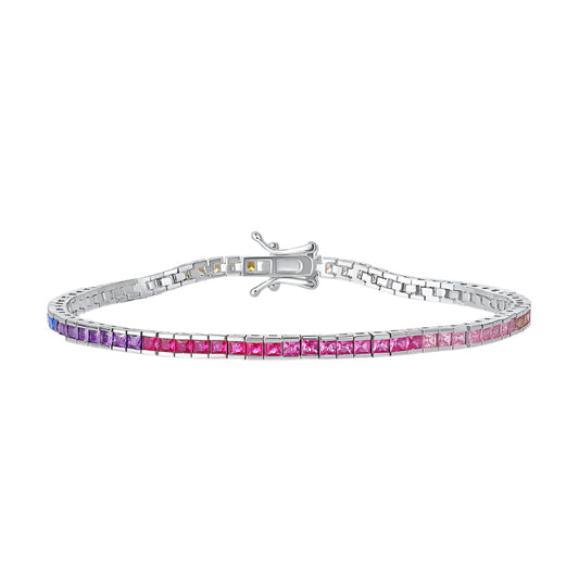 Hip Hop Color Zirconium Bracelet