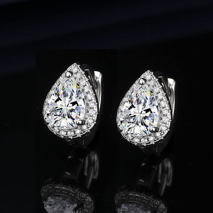 Round Frosty Style Earrings