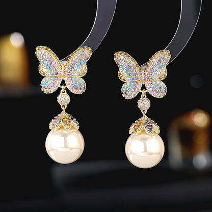 French Vintage Exaggerated Earrings