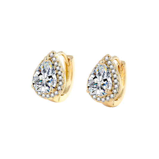 Round Frosty Style Earrings