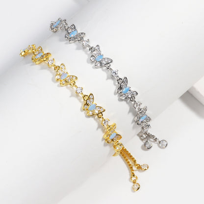 Real Gold Plating Adjustable Pull Bracelet
