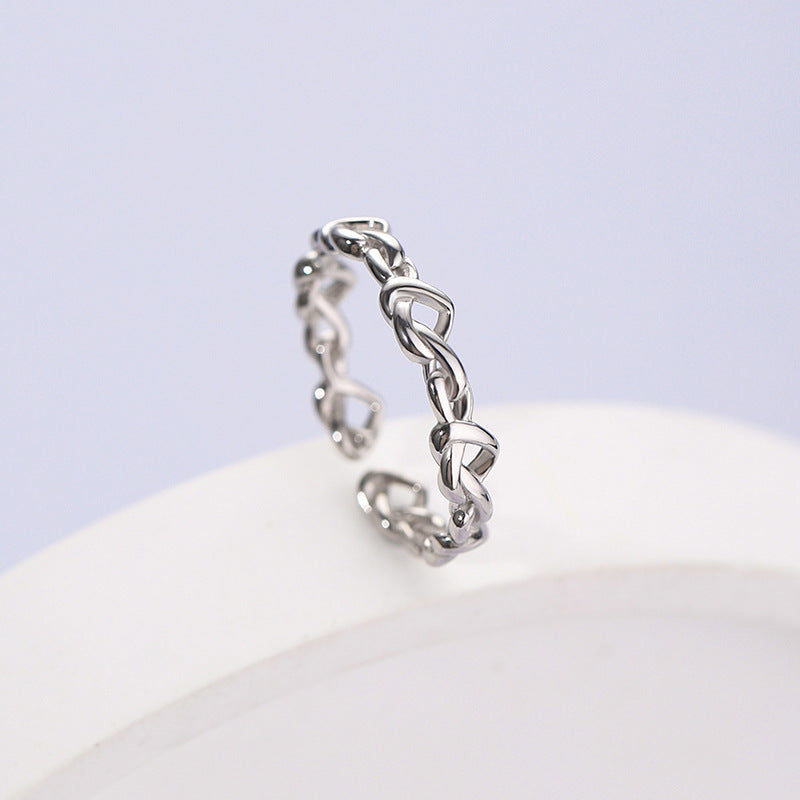 Light Luxury Heart-shaped Ring