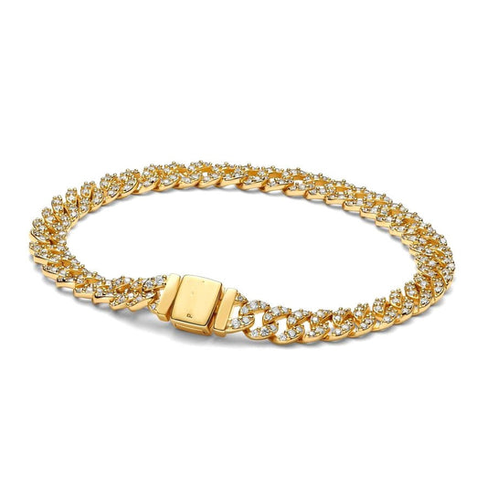 Beaded Rose Gold Stretchable Adjustable Bracelet