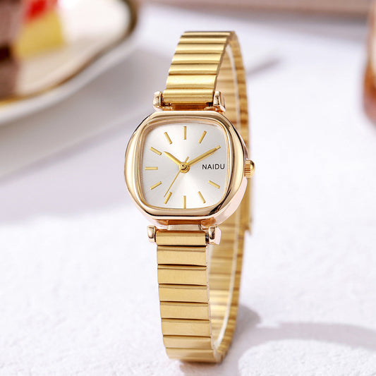 Small Square Steel Watch