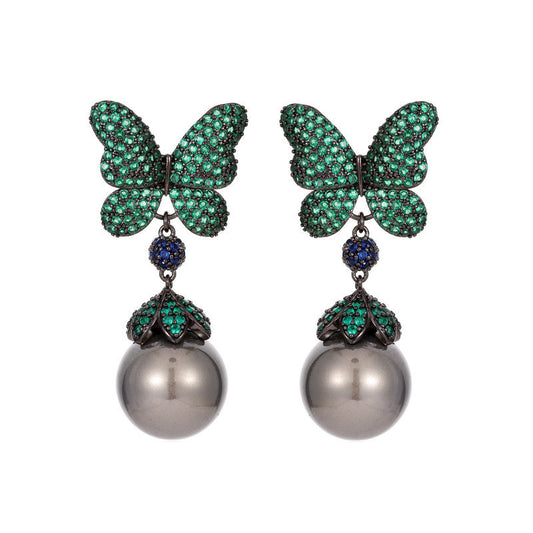 French Vintage Exaggerated Earrings