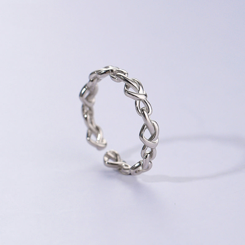 Light Luxury Heart-shaped Ring