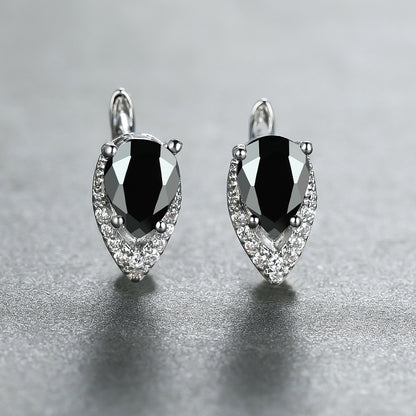 Four-claw Lvzuan V-shaped Earrings