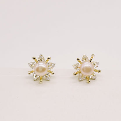 Freshwater Pearl Lubinghua Earrings