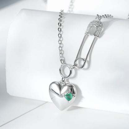 Emerald Heart Pendant