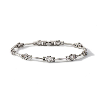 14K Real Gold Inlaid Zirconium Bracelet