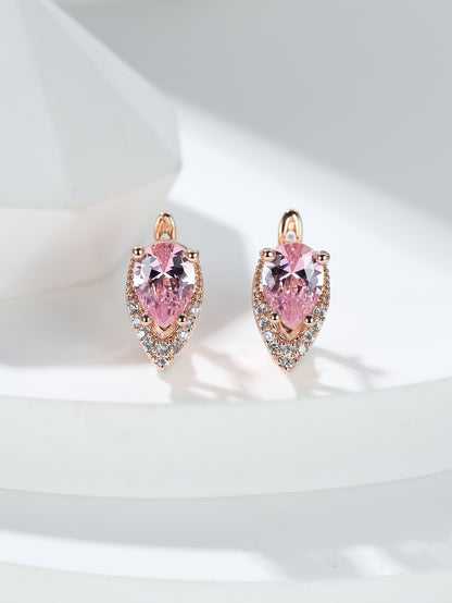 Four-claw Lvzuan V-shaped Earrings