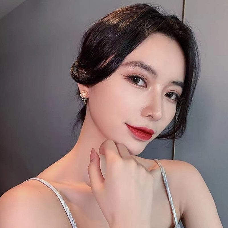 Crystal Petal Earrings